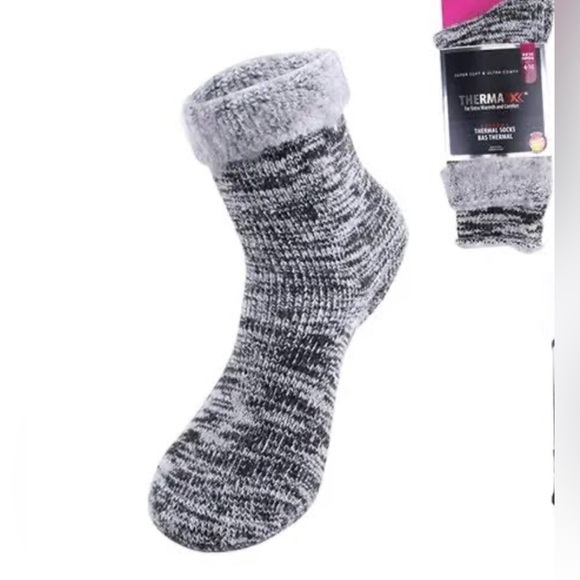 3 Pair Ladies WARM CREW Thermal Socks - Picture 2 of 5